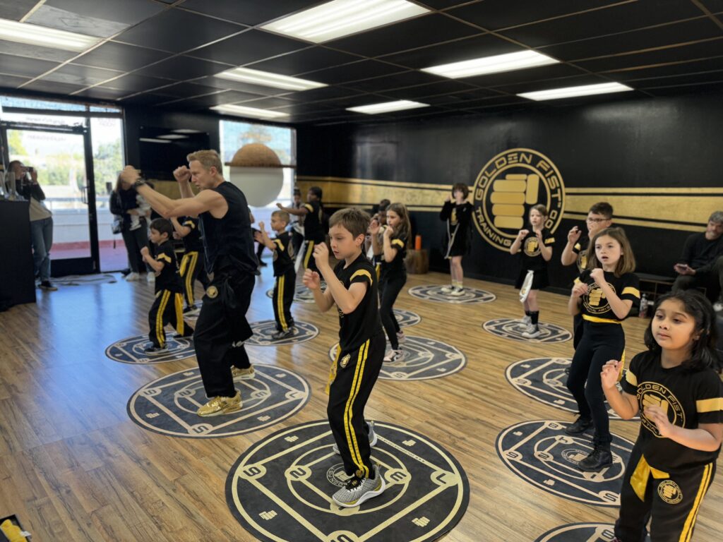 Sifu Jonny Blu training his GFMA Students at Golden Fist Training Method and Martial Arts studio in Toluca Lake, California in 2024