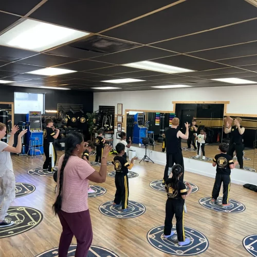 Golden Fist Martial Arts for Kids (Kung Fu + Kenpo Karate) - Sifu Jonny Blu and Students - Golden Fist Training Method studio in Toluca Lake, CA 91602